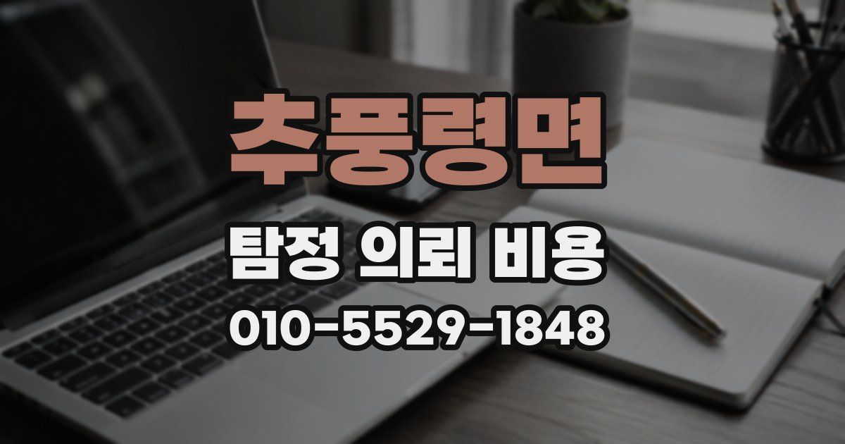 추풍령면 탐정 의뢰 비용