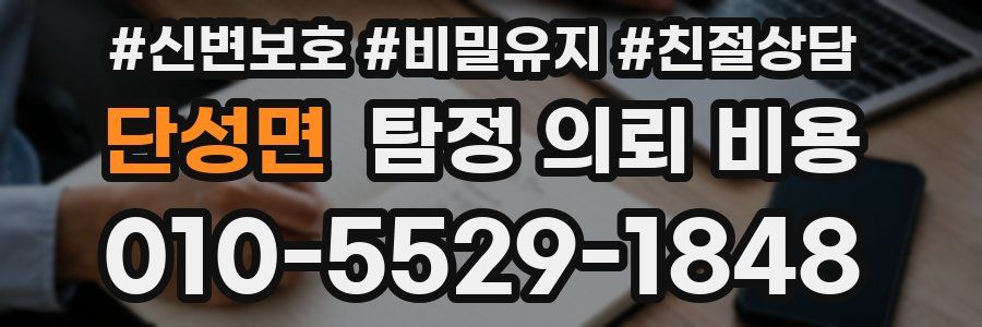 단성면 탐정 의뢰 비용