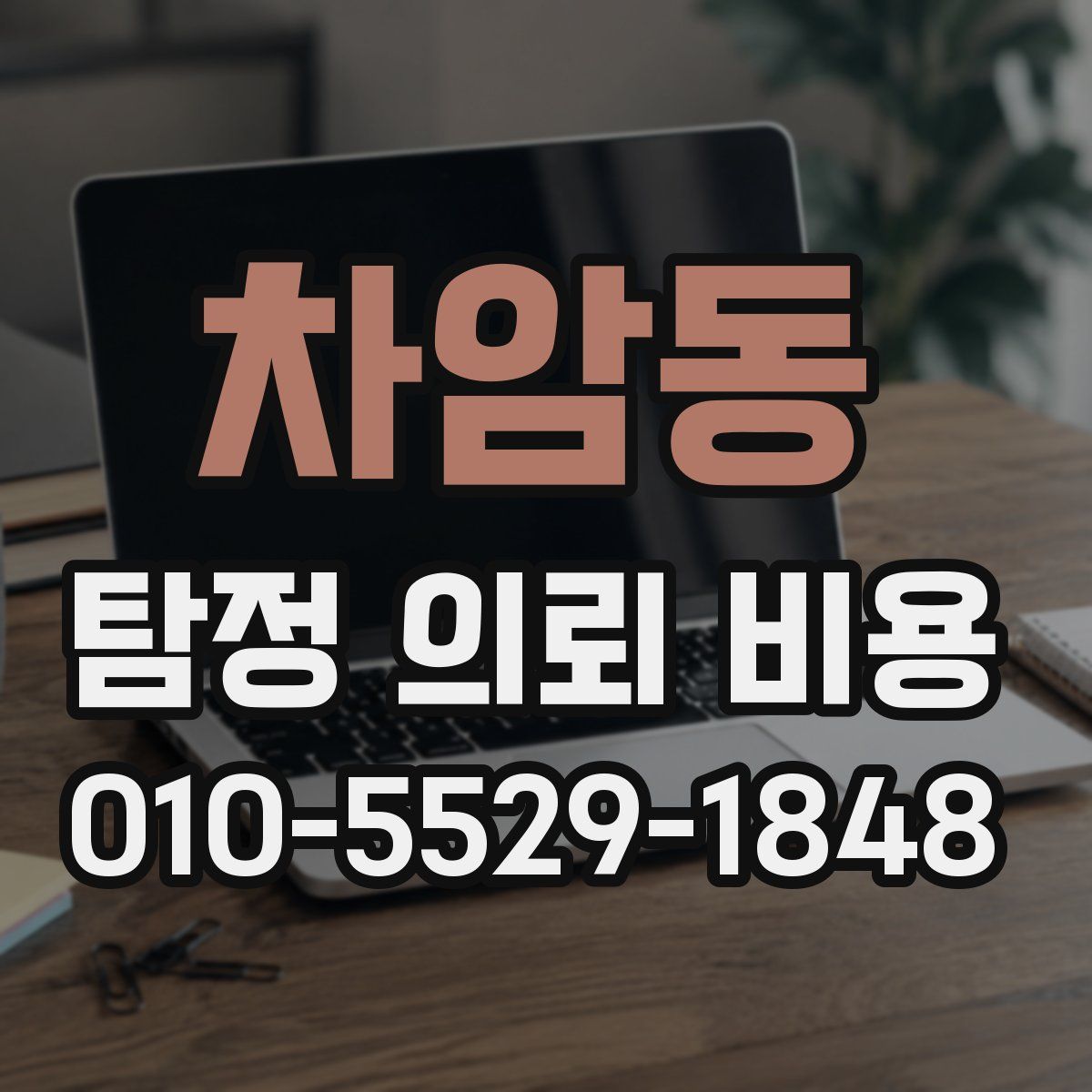 차암동 탐정 의뢰 비용