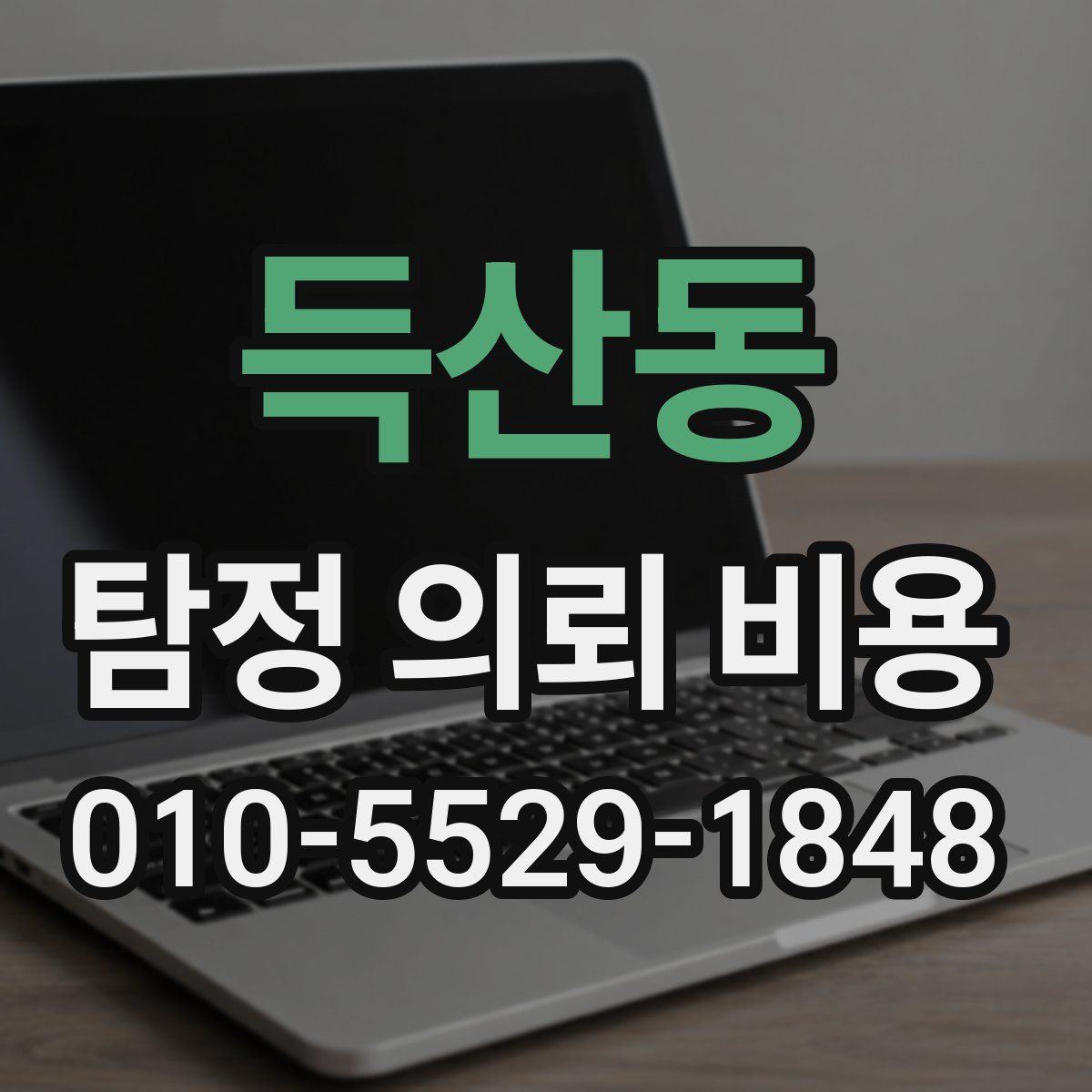 득산동 탐정 의뢰 비용