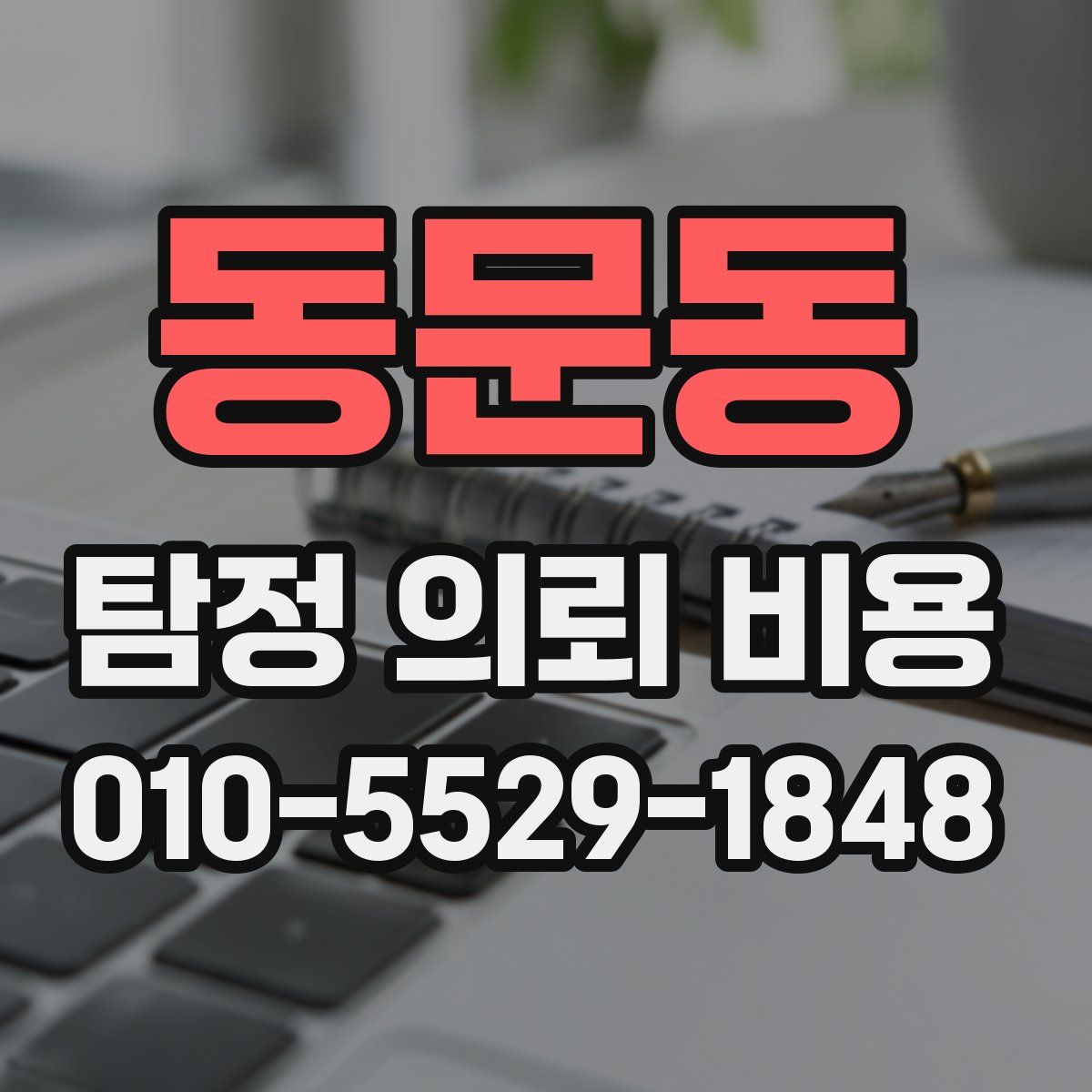 동문동 탐정 의뢰 비용