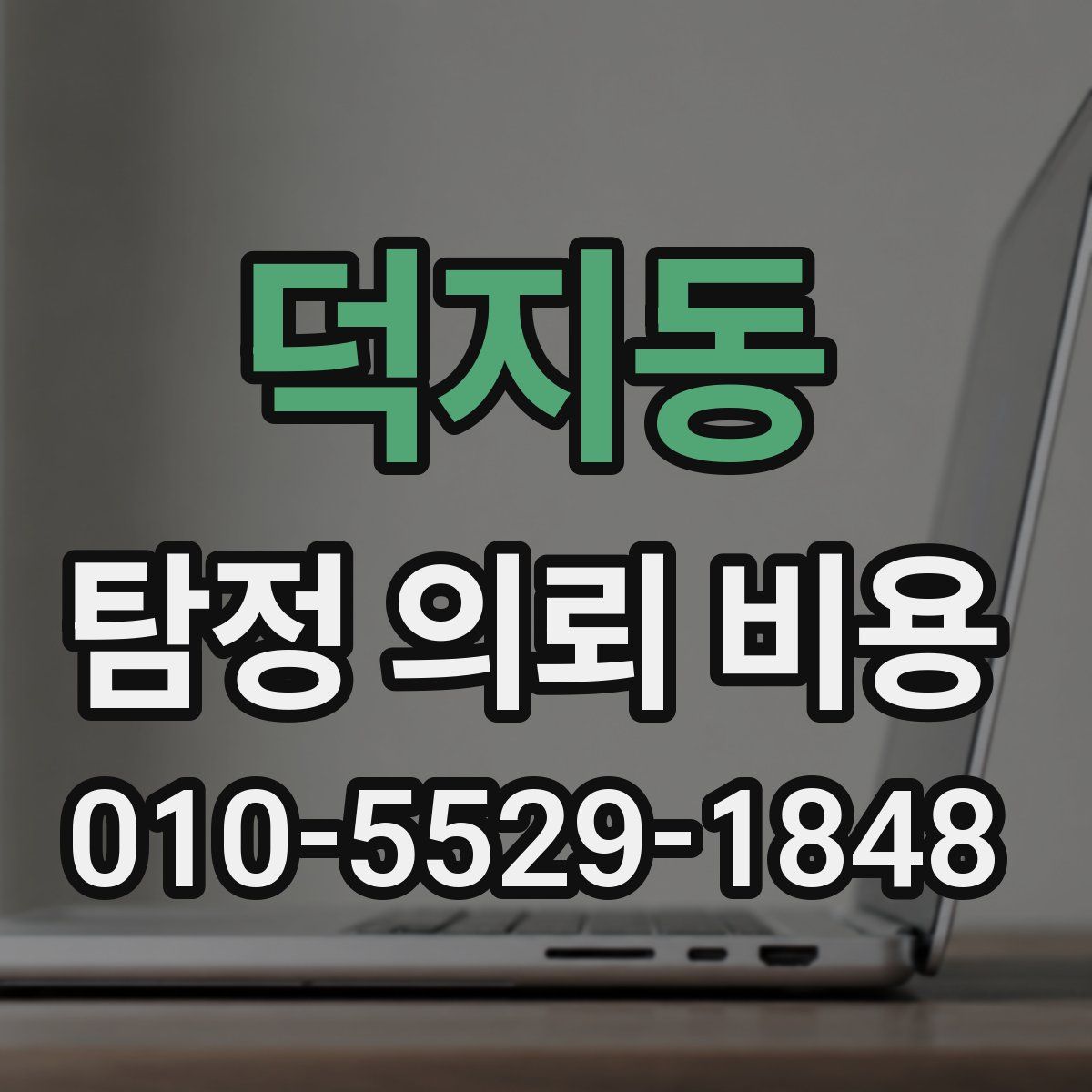 덕지동 탐정 의뢰 비용