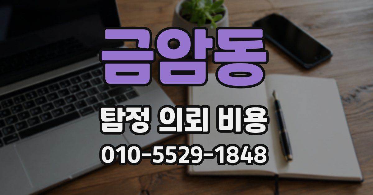 금암동 탐정 의뢰 비용