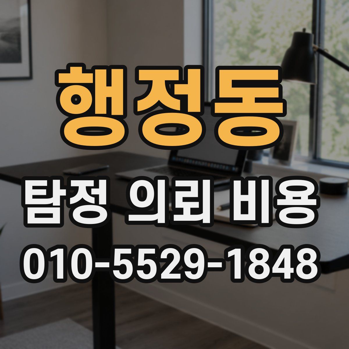 행정동 탐정 의뢰 비용