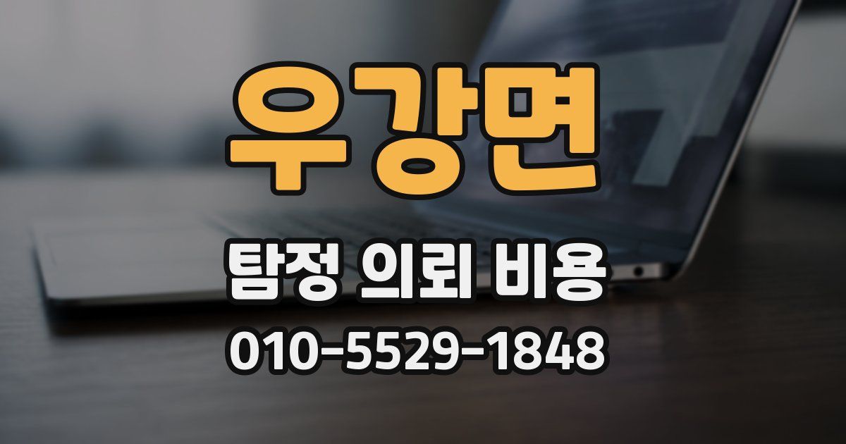 우강면 탐정 의뢰 비용