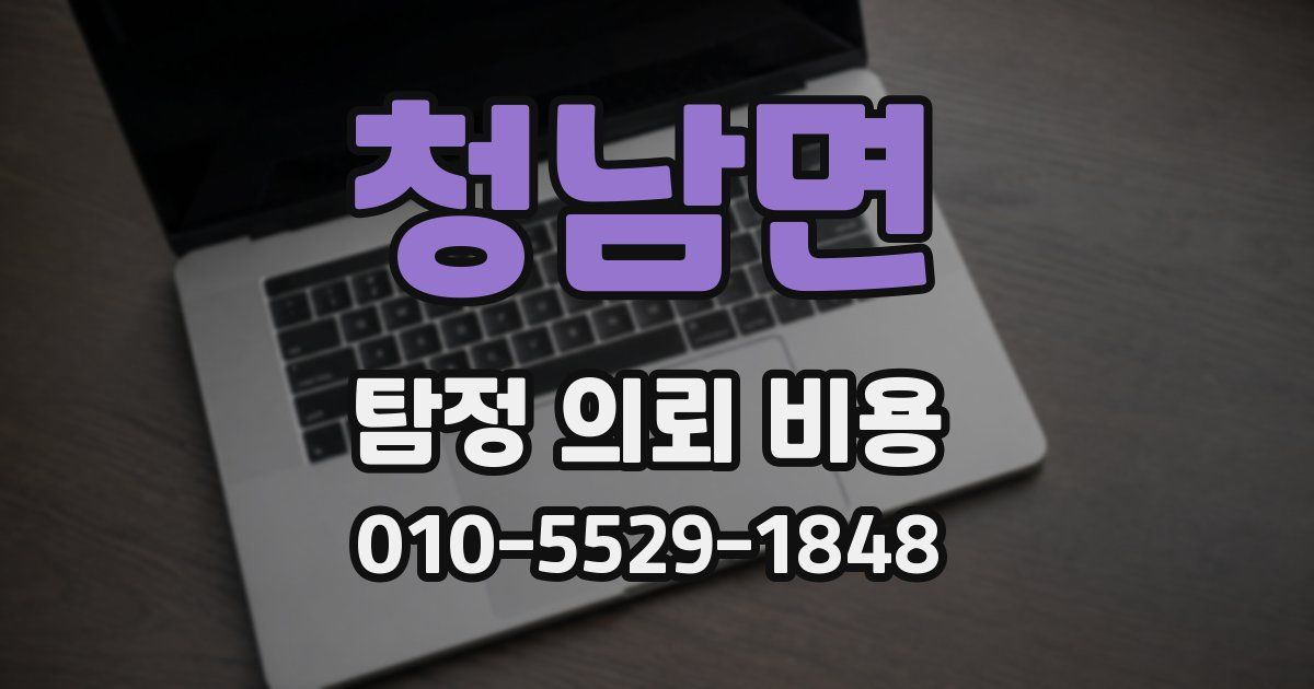 청남면 탐정 의뢰 비용