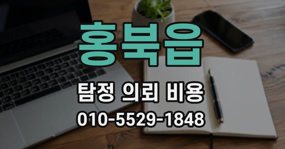 홍북읍 탐정 의뢰 비용