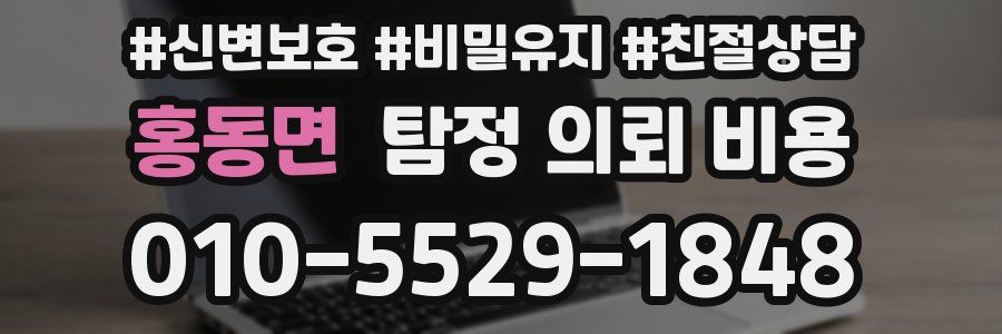 홍동면 탐정 의뢰 비용