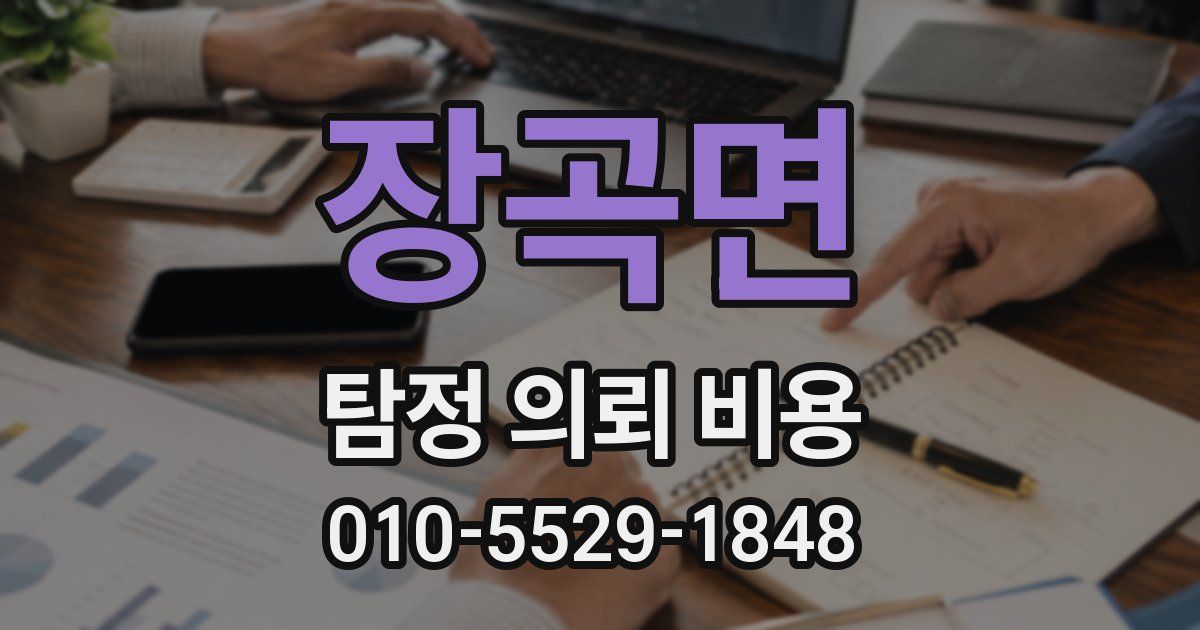 장곡면 탐정 의뢰 비용