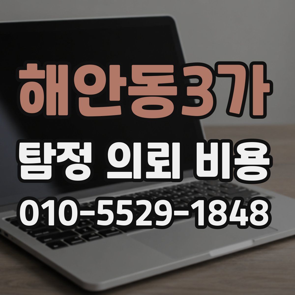 해안동3가 탐정 의뢰 비용