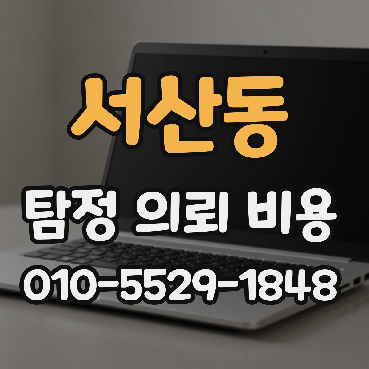 서산동 탐정 의뢰 비용