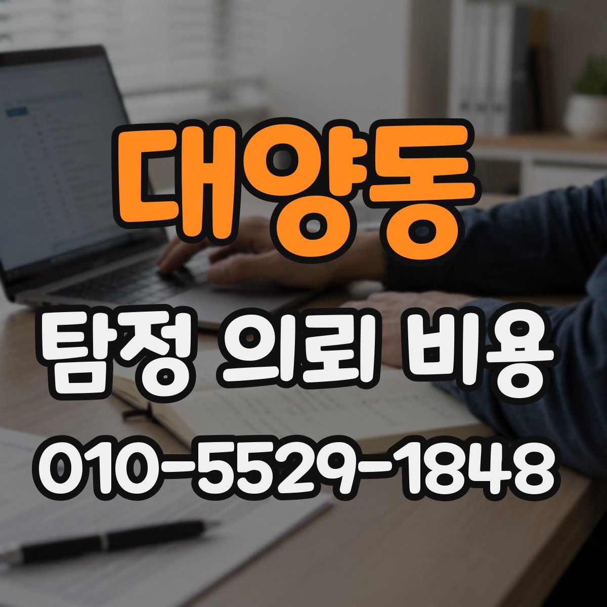 대양동 탐정 의뢰 비용
