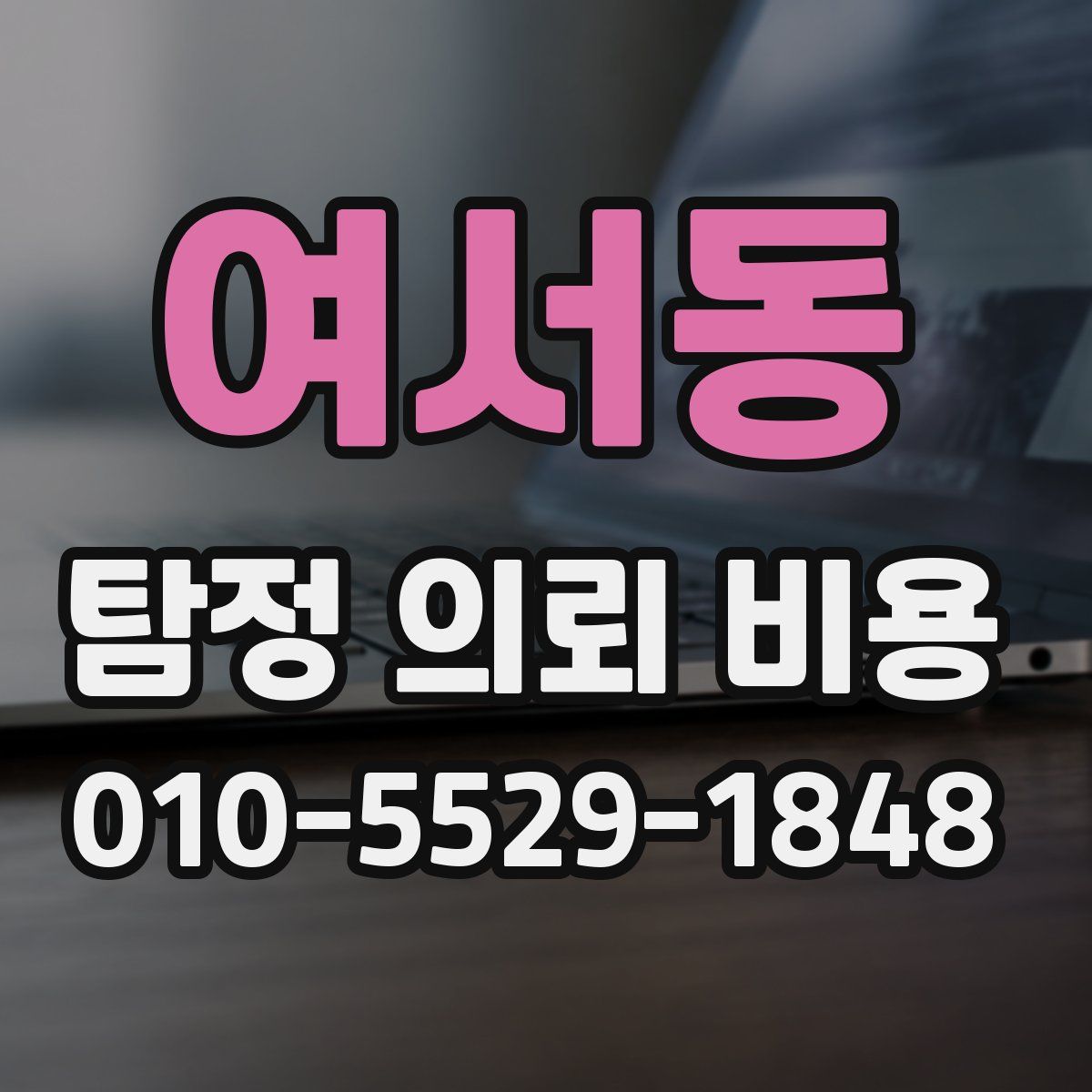 여서동 탐정 의뢰 비용