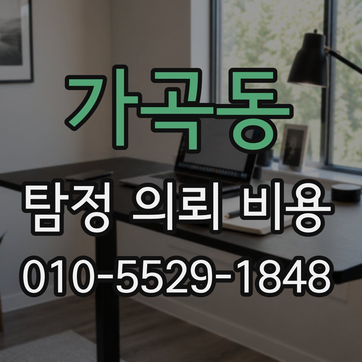 가곡동 탐정 의뢰 비용