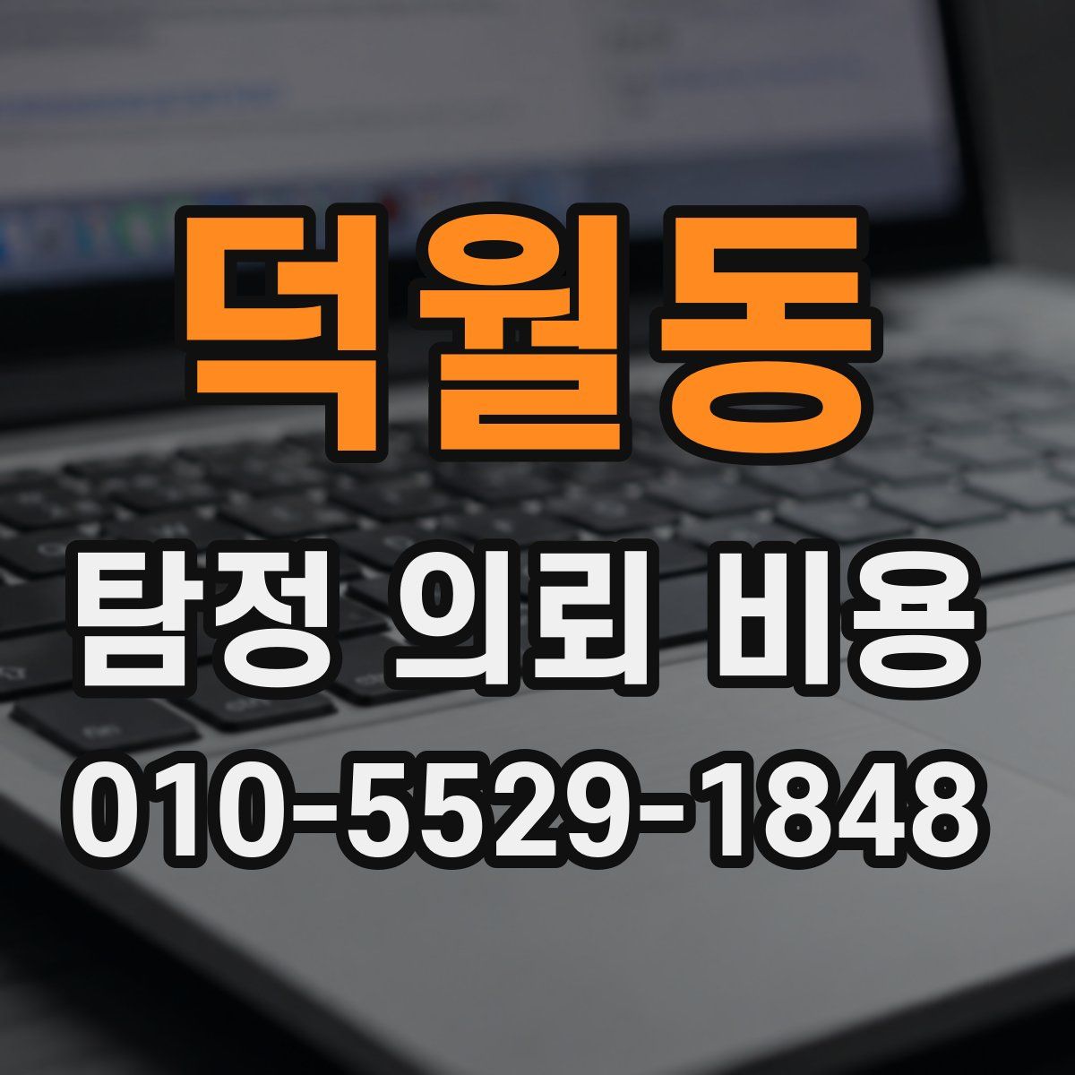 덕월동 탐정 의뢰 비용
