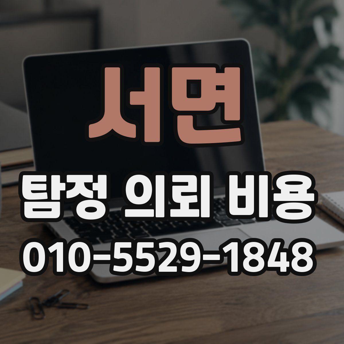서면 탐정 의뢰 비용
