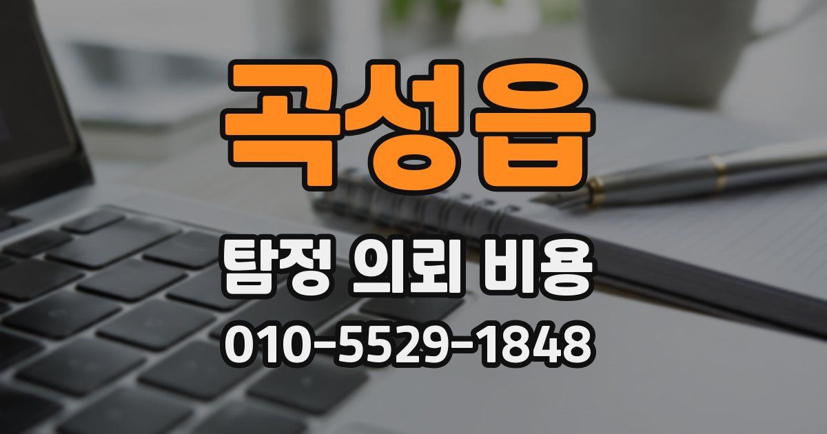 곡성읍 탐정 의뢰 비용