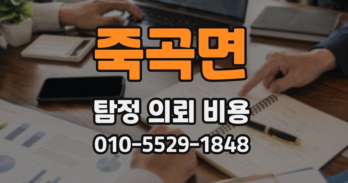 죽곡면 탐정 의뢰 비용