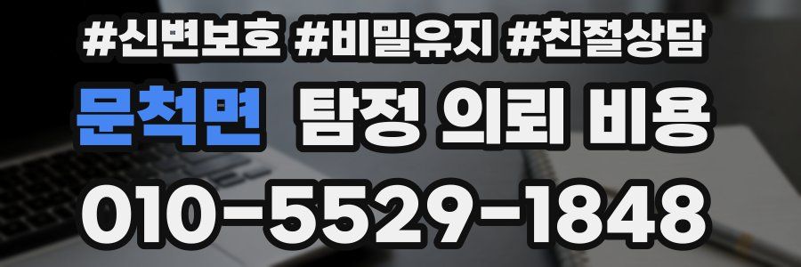문척면 탐정 의뢰 비용