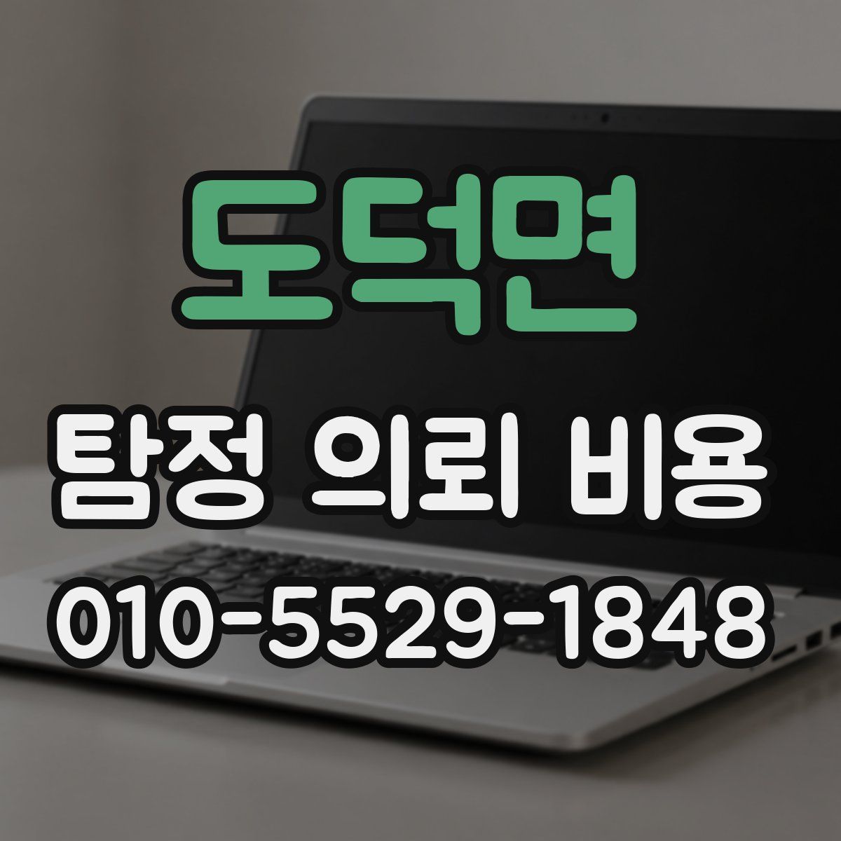 도덕면 탐정 의뢰 비용
