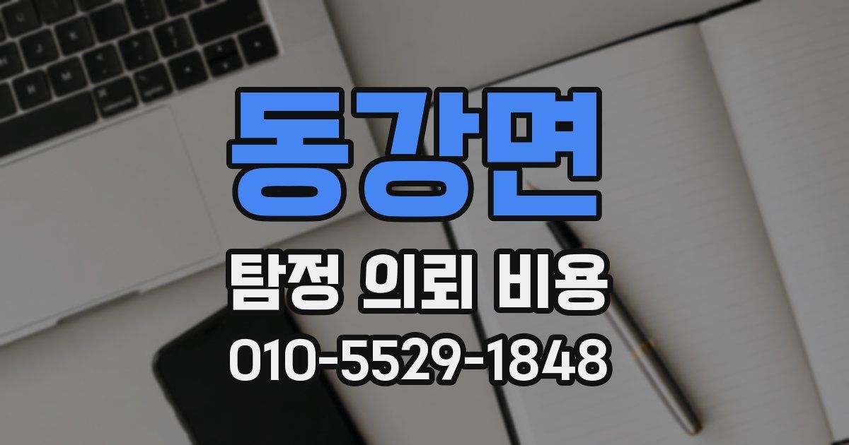 동강면 탐정 의뢰 비용