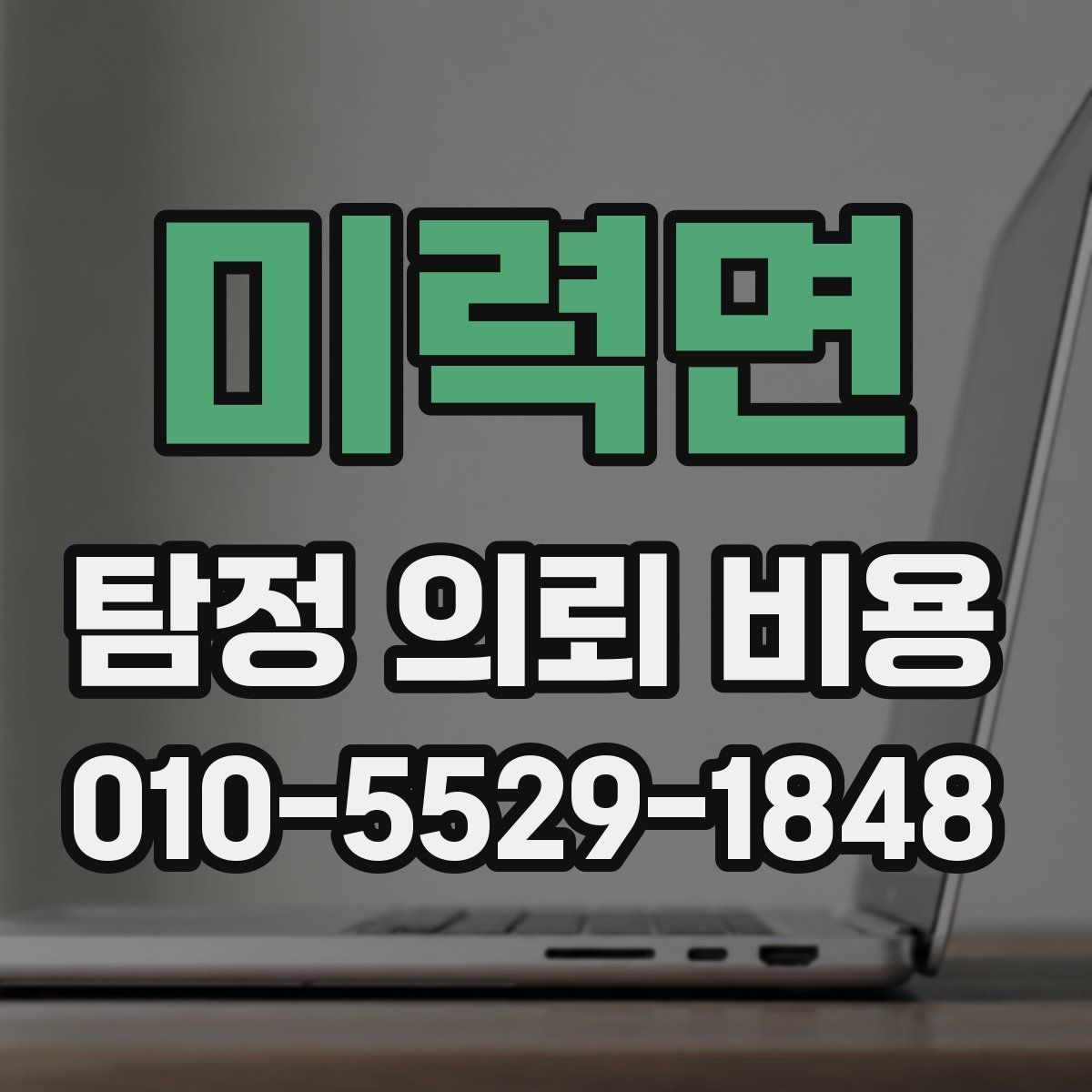 미력면 탐정 의뢰 비용