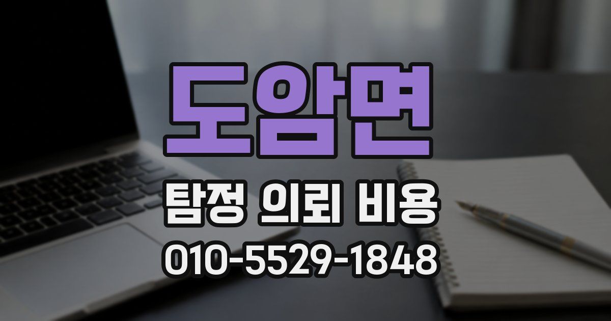 도암면 탐정 의뢰 비용