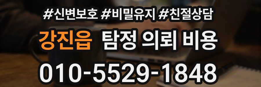 강진읍 탐정 의뢰 비용