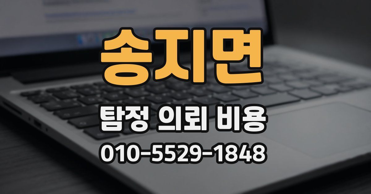 송지면 탐정 의뢰 비용