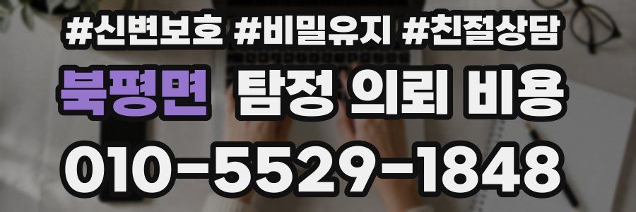 북평면 탐정 의뢰 비용