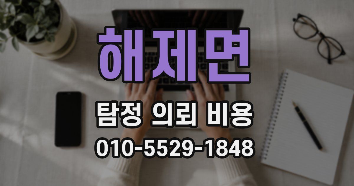해제면 탐정 의뢰 비용