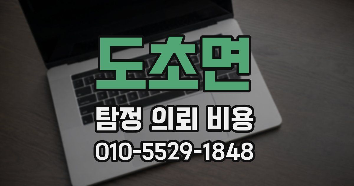 도초면 탐정 의뢰 비용