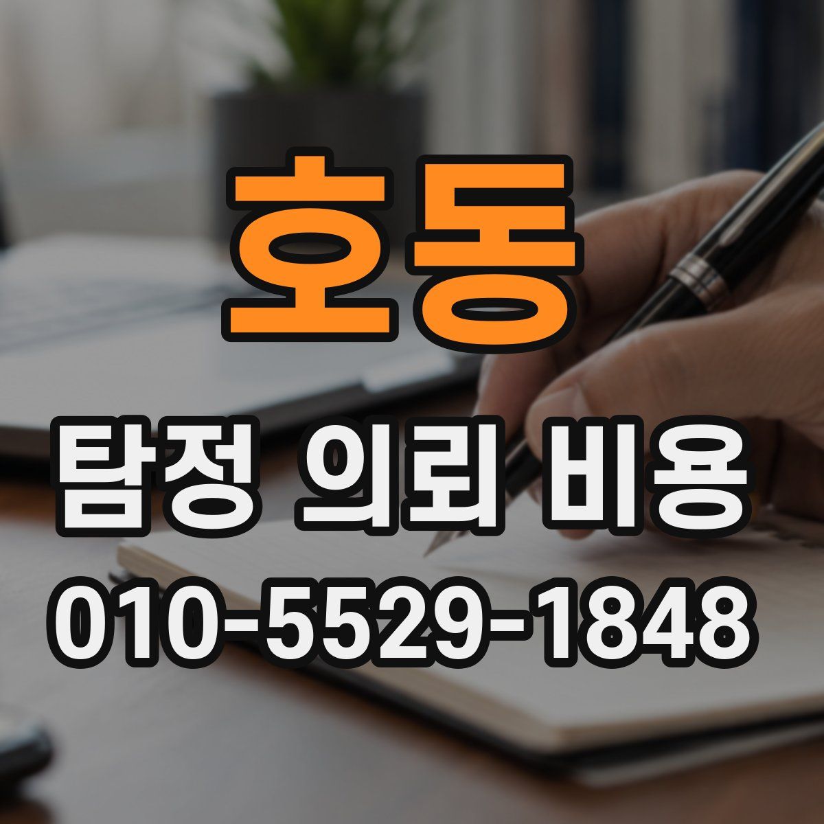 호동 탐정 의뢰 비용