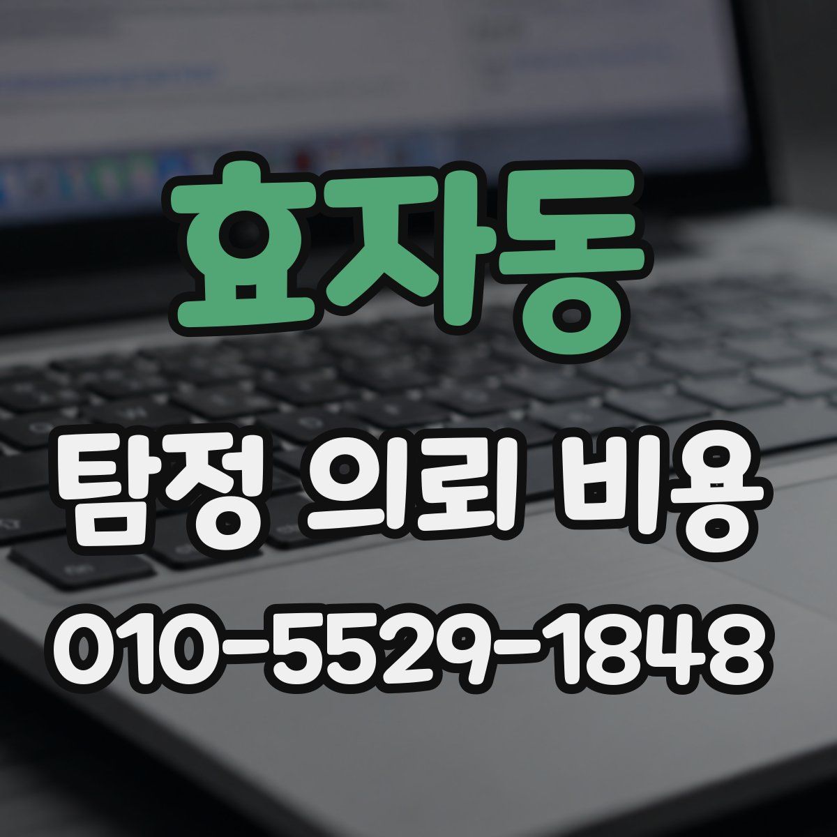 효자동 탐정 의뢰 비용