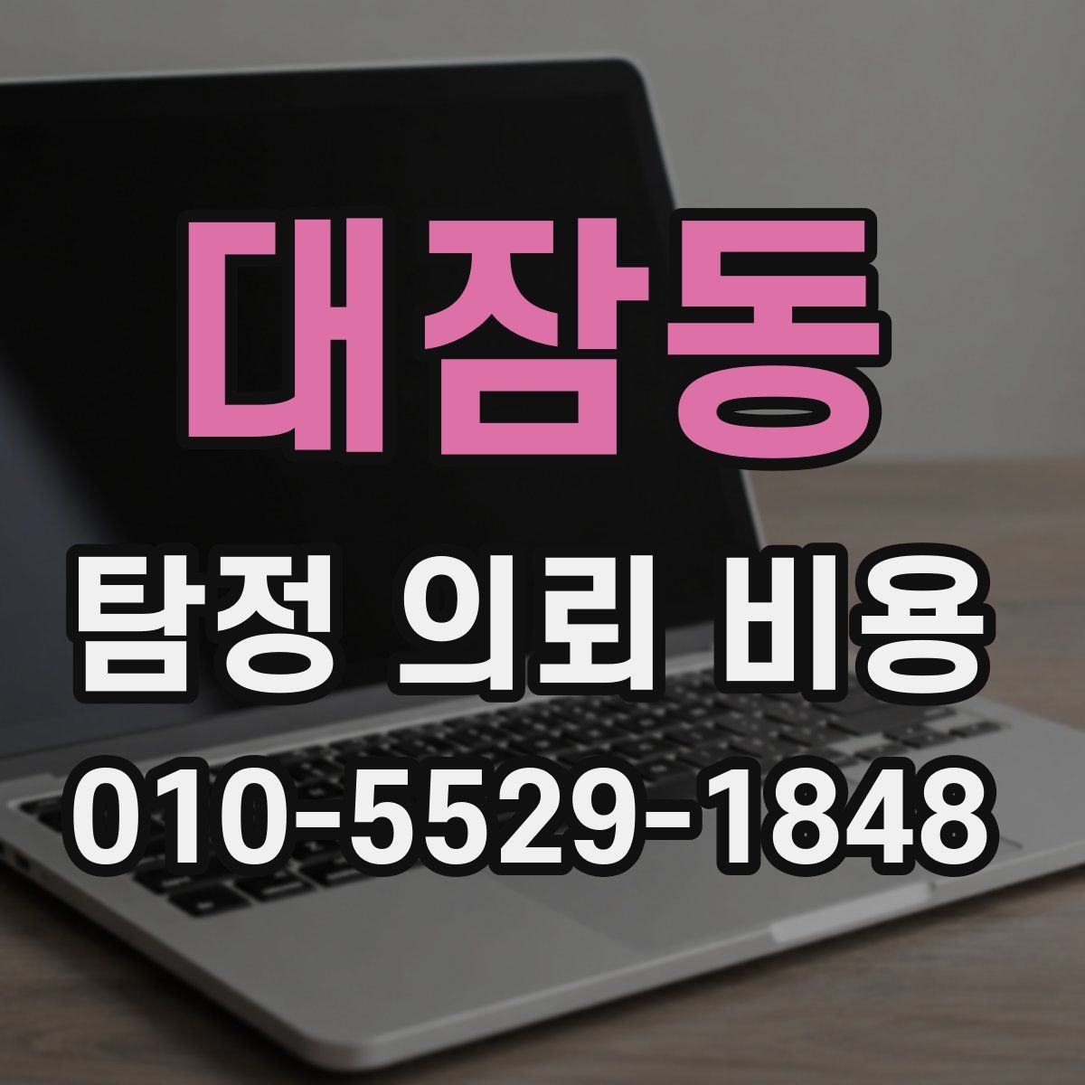 대잠동 탐정 의뢰 비용