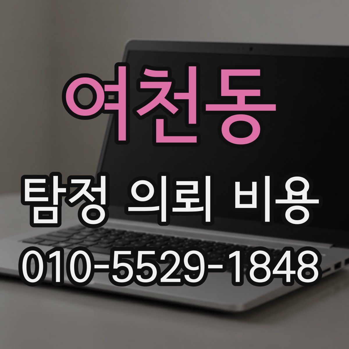 여천동 탐정 의뢰 비용