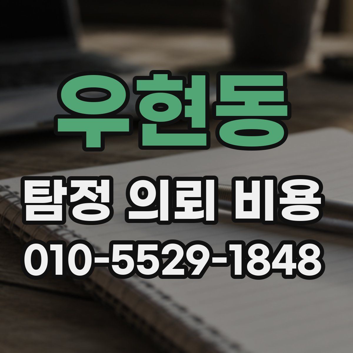 우현동 탐정 의뢰 비용