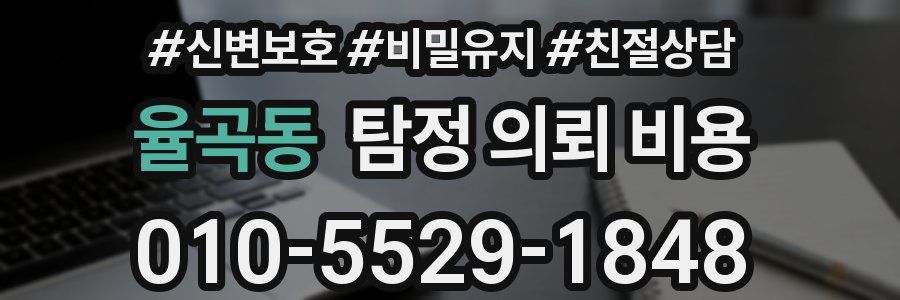 율곡동 탐정 의뢰 비용