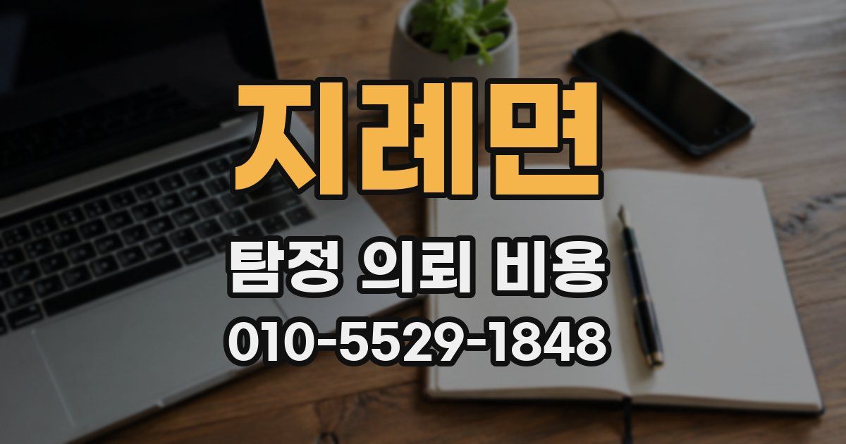 지례면 탐정 의뢰 비용