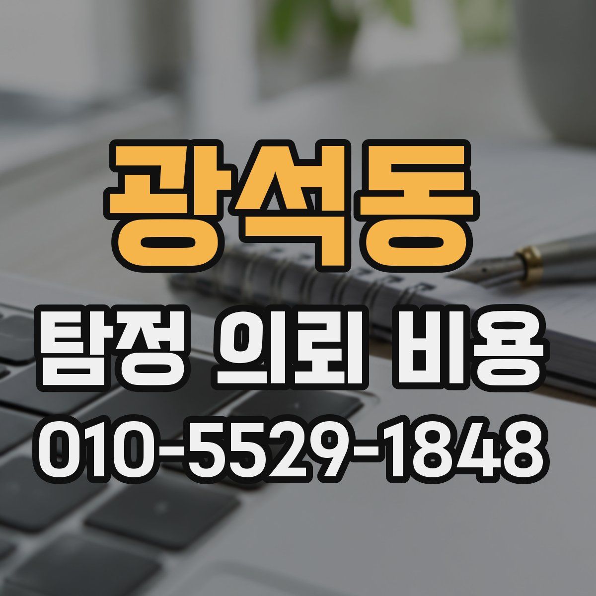 광석동 탐정 의뢰 비용