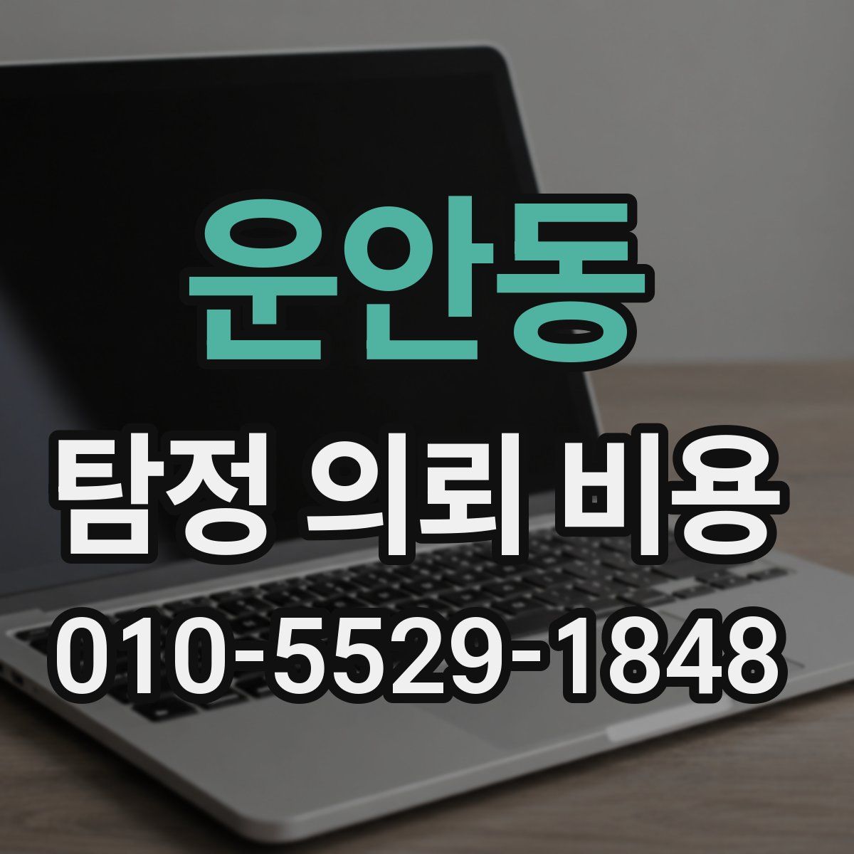 운안동 탐정 의뢰 비용
