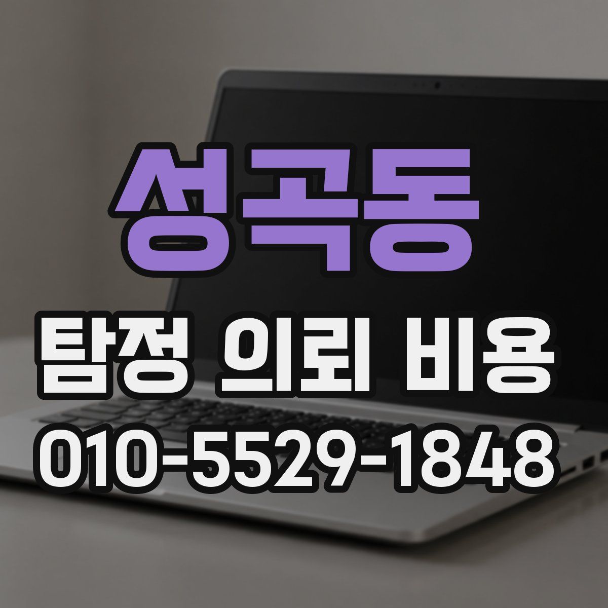 성곡동 탐정 의뢰 비용