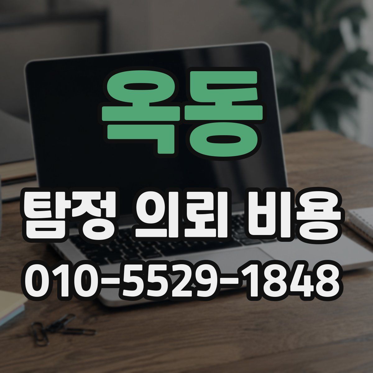 옥동 탐정 의뢰 비용