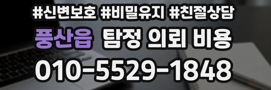 풍산읍 탐정 의뢰 비용