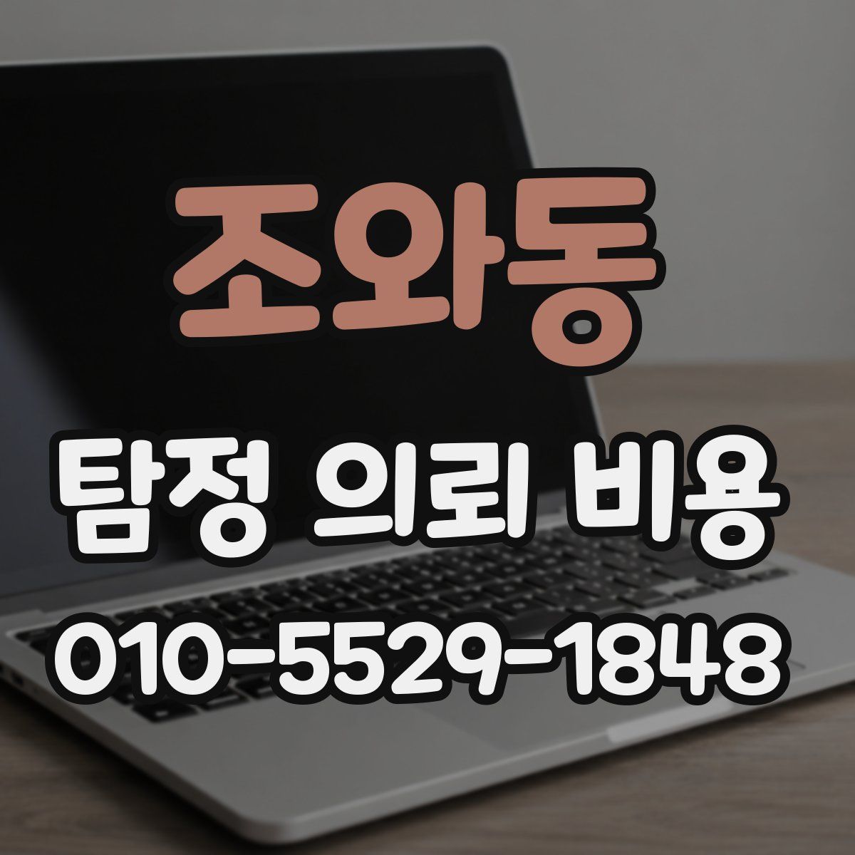 조와동 탐정 의뢰 비용