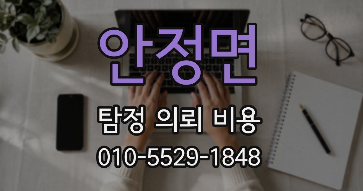 안정면 탐정 의뢰 비용