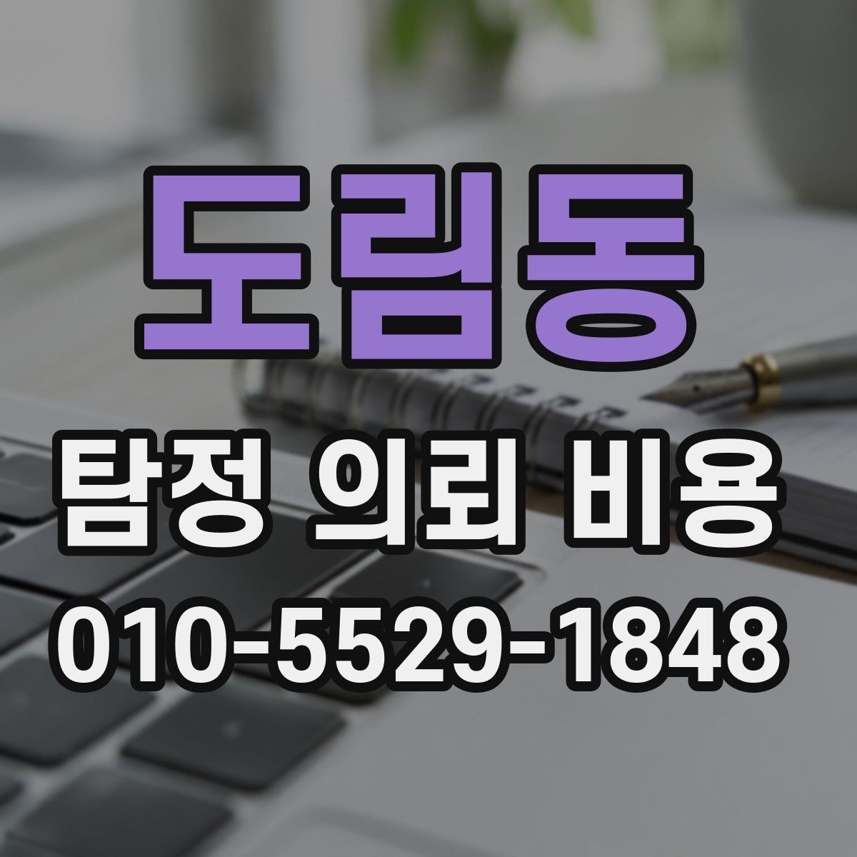 도림동 탐정 의뢰 비용