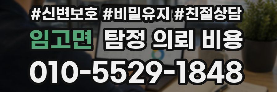 임고면 탐정 의뢰 비용