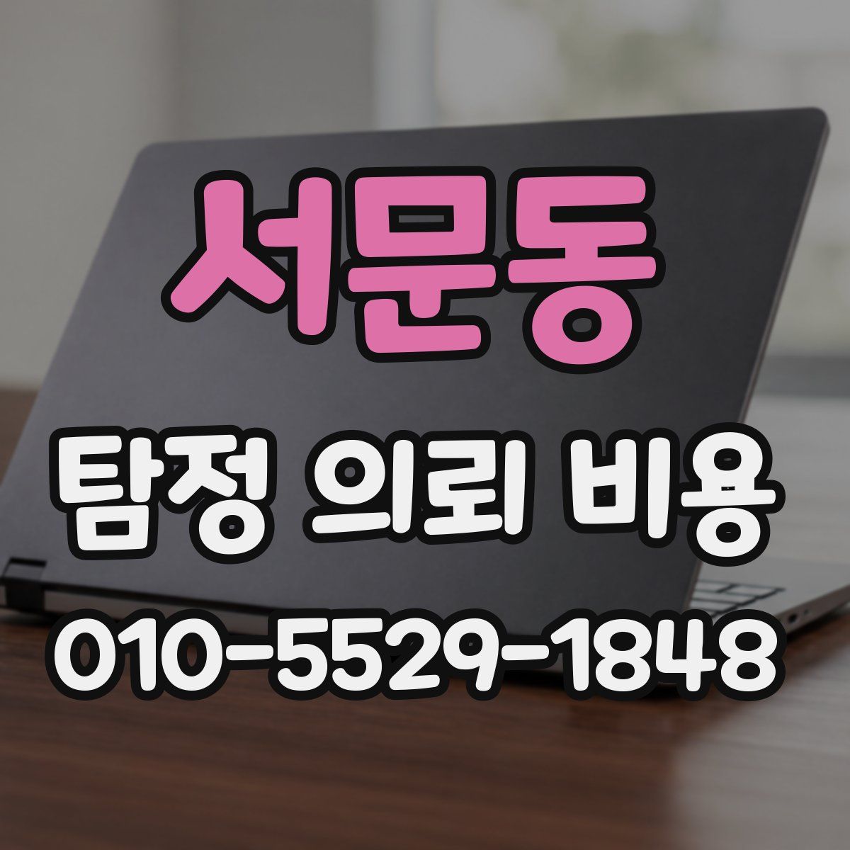 서문동 탐정 의뢰 비용