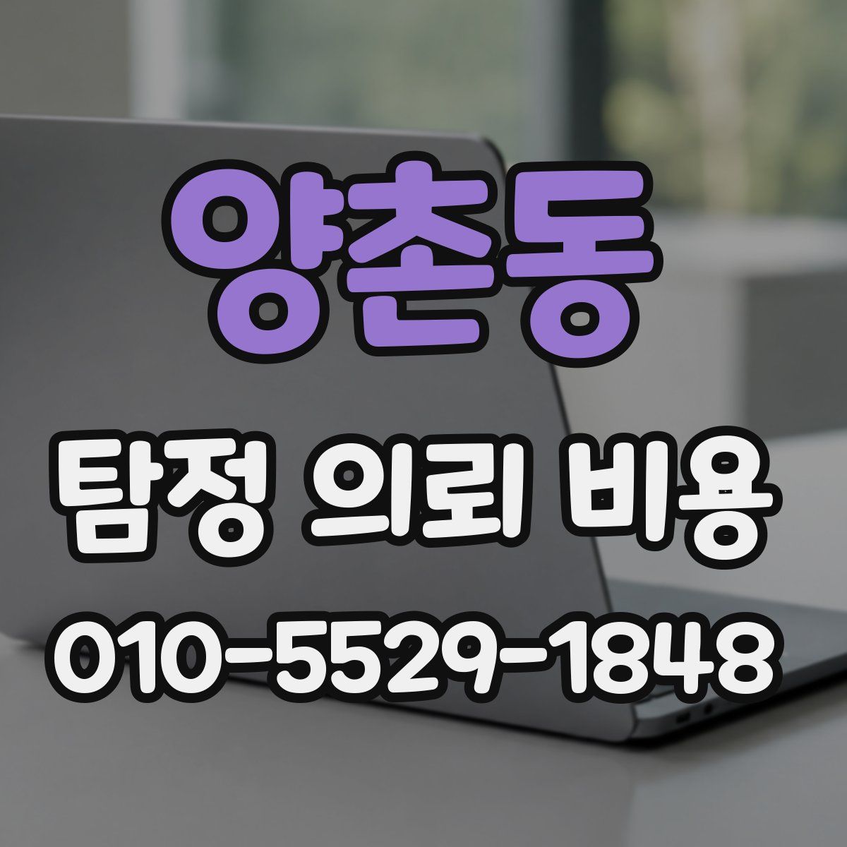 양촌동 탐정 의뢰 비용